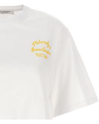 Philosophy Di Lorenzo Serafini - Logo Print Cropped T-shirt - Lyst