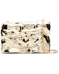 Off-White c/o Virgil Abloh - Off- Crushed Mirrored Clutch Bag - Lyst