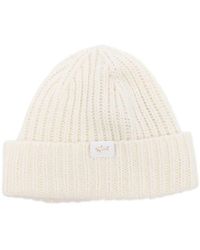 Paul & Shark - Ribbed Wool Blend Beanie Accessories - Lyst
