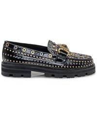 Kurt Geiger - Kurt Geiger Moccasin Leather With Studs - Lyst