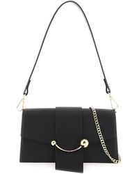 Strathberry - 'mini Crescent' Leather Bag - Lyst