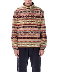 Polo Ralph Lauren - Fleece Pullover With Fair Isle Pattern - Lyst