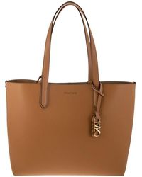 MICHAEL Michael Kors Eliza Large North-South Straw Tote Bag