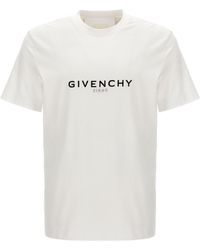 Givenchy - Reversible Logo-print Cotton-jersey T-shirt - Lyst