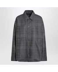Balenciaga - Tartan Shirt Jacket - Lyst