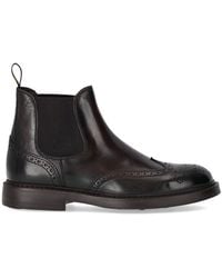 Doucal's - Triumph Dark Brown Chelsea Boot - Lyst