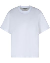 Loulou de Saison - 'telanto' White Supima Cotton T-shirt - Lyst