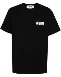 MSGM - T-Shirt With Logo - Lyst