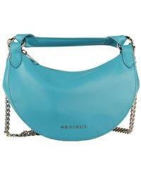 Orciani - Raspberry Leather Dumpling Mini Bag With Shoulder Strap - Lyst