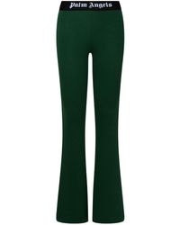 Palm Angels - Green Cotton Pants - Lyst