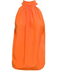 Jejia Woman's Orange Silk Top