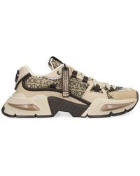 Dolce & Gabbana - Airmaster Suede, Leather And Shell Low-top Trainers - Lyst