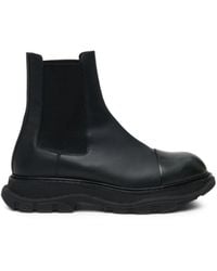 McQueen - Leather Chelsea Boots - Lyst