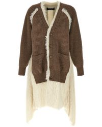 Undercover - Two-material Cardigan - Lyst