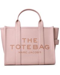 Marc Jacobs - Rose Leather Midi Tote Bag - Lyst