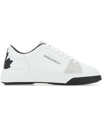 DSquared² - Two-tone Leather Bumper Sneakers - Lyst