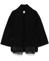 TOTEME - Embroidered Scarf Wool Jacket - Lyst