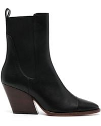 Paul Smith - Topaz 75Mm Leather Boots - Lyst