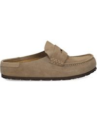 Birkenstock - Naples Wrapped Taupe, Suede Leather - Lyst