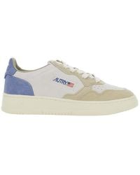 Autry - 'Medalist' Low Top Sneakers With Logo Detail - Lyst