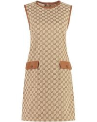 Gucci - GG Fabric Mini Dress - Lyst