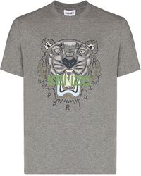 kenzo embroidered tiger t shirt