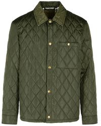 Burberry - Quilted Short Jacket - Lyst