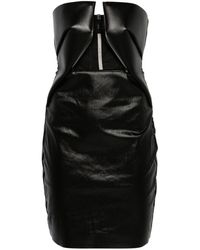 Rick Owens - Short Dress With Cut-out - Lyst