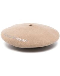 Emporio Armani - Wool Basque Hat - Lyst