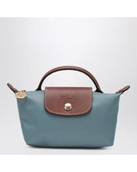 Longchamp - Le Pliage Original Eucalyptus Clutch Bag - Lyst