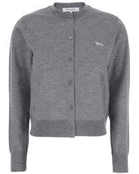 Maison Kitsuné - Baby Fox Patch Regular Cardigan - Lyst