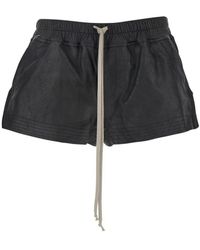 Rick Owens - Shorts With Drawstring Waist - Lyst