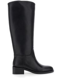 Jeffrey Campbell - Knee High Boots With Block Heel - Lyst