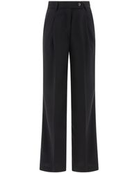 F.it - Tailored Trousers With Pressed Crease - Lyst