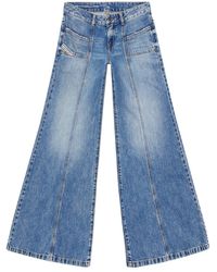 DIESEL - D-akii 09h95 Bootcut Jeans - Lyst