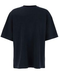 Juun.J - T-Shirt With Logo Embroidered On The Front And Print On The Back - Lyst