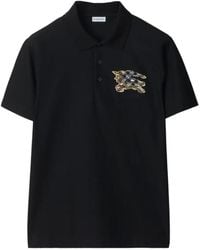 Burberry - Evan Ekd Check Cotton Polo Shirt - Lyst