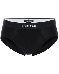 Tom Ford - Logo Band Slip Underwear With Elastic - Lyst