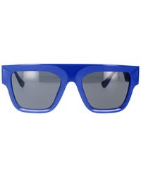 Versace - Ve 4430u 529487 53mm Rectangle Sunglasses - Lyst