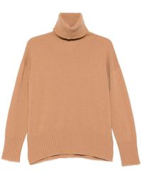 Alysi - Wool Turtle-Neck Sweater - Lyst