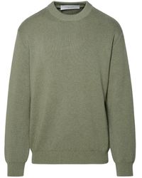 Golden Goose - Green Cotton Blend Sweater - Lyst