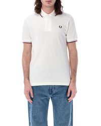 Fred Perry - The Original Twin Tipped Piqué Polo Shirt - Lyst