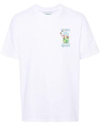 Casablancabrand - Le Jeu Print T-Shirt - Lyst