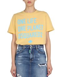 DSquared² - One Life One Planet" T-shirt - Lyst