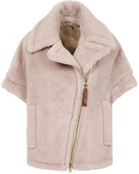 Max Mara - Newmant Biker Jacket Cape - Lyst