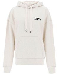 Isabel Marant - 'scott' Hoodie With Logo Embroidery - Lyst