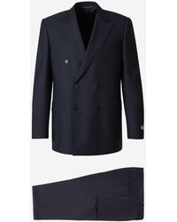 Canali - Plain Wool Suit - Lyst