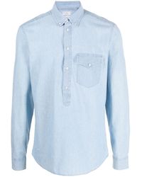 Brunello Cucinelli - Denim Shirt With Pocket - Lyst