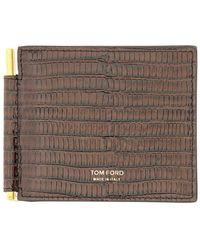 Tom Ford - T Line Wallet With Money Clip - Lyst