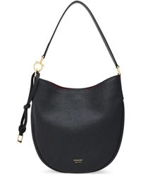 Ferragamo - Medium Leather Hobo Bag - Lyst